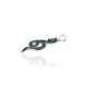 Sterling Silver Cubic Zirconia Pendant “Emerald Serpent”
