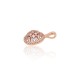 Sterling Silver Cubic Zirconia Pendant “Brocade”
