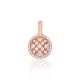 Sterling Silver Cubic Zirconia Pendant “Brocade”