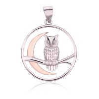 Sterling Silver Pendant “Owl VIII”