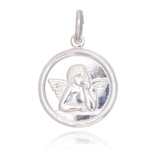 Sidabrinis ikonos pakabukas „Angel“