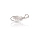 Sterling Silver Cubic Zirconia Pendant “Starburst”