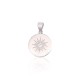 Sterling Silver Cubic Zirconia Pendant “Starburst”