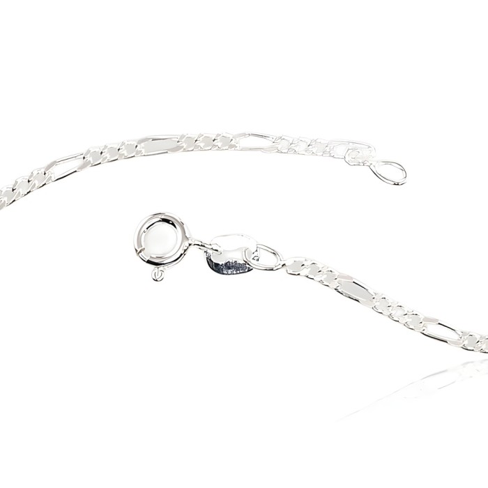Italian 925 Sterling Silver Chain “Figaro IV”