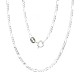 Italian 925 Sterling Silver Chain “Figaro IV”