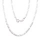 Italian 925 Sterling Silver Chain “Figaro V”