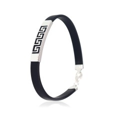 Sidabrinė apyrankė „Greek Motif“