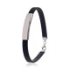 Sterling Silver Bracelet “Black Balance”