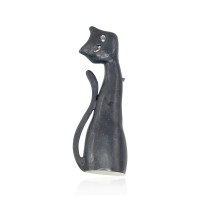 Sidabrinė sagė „Midnight Cat“