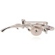 Sterling Silver Cubic Zirconia and Pearl Brooch “Tender Breeze III”