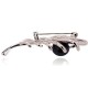 Sterling Silver Cubic Zirconia and Pearl Brooch “Tender Breeze II”