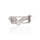 Sterling Silver Cubic Zirconia Brooch “Midnight Feline”