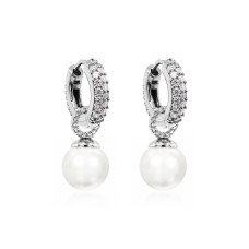 925 Sterling Silver Earrings “Galos XVIII” created with Crystals by Swarovski®