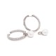 925 Sterling Silver Earrings “Galos XVII” created with Crystals by Swarovski®