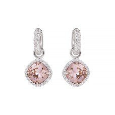 925 Sterling Silver Earrings “Dazzling Brilliance III (Vintage Rose)” created with Crystals by Swarovski®