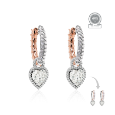 925 Sterling Silver Earrings “Juliette III” created with Crystals by Swarovski®