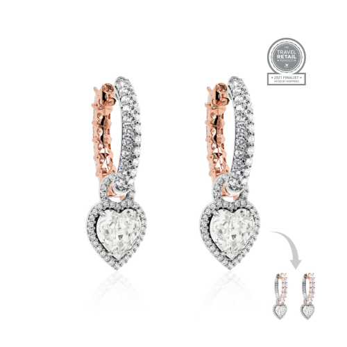 925 Sterling Silver Earrings “Juliette III” created with Crystals by Swarovski®