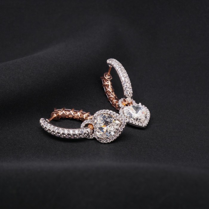 925 Sterling Silver Earrings “Juliette III” created with Crystals by Swarovski®