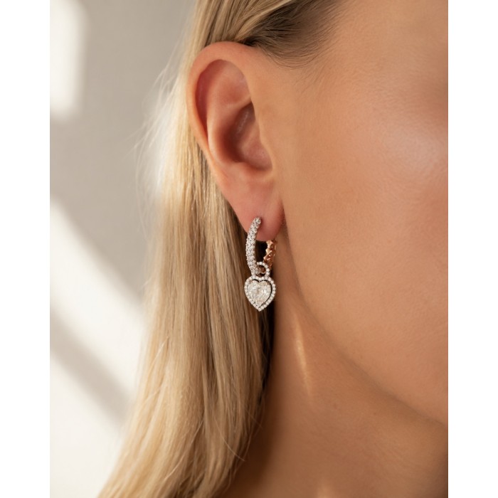 925 Sterling Silver Earrings “Juliette III” created with Crystals by Swarovski®