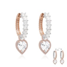 925 Sterling Silver Earrings “Juliet” created with Crystals by Swarovski®