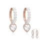 Sidabriniai auskarai „Juliet“ su Swarovski® kristalais