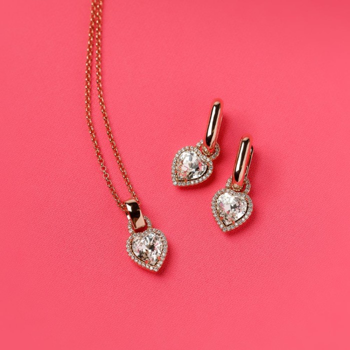 925 Sterling Silver Earrings “Juliette II” created with Crystals by Swarovski®