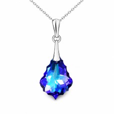 Sidabrinis pakabukas „Baroque IV (Heliotrope)“ su Swarovski® kristalais